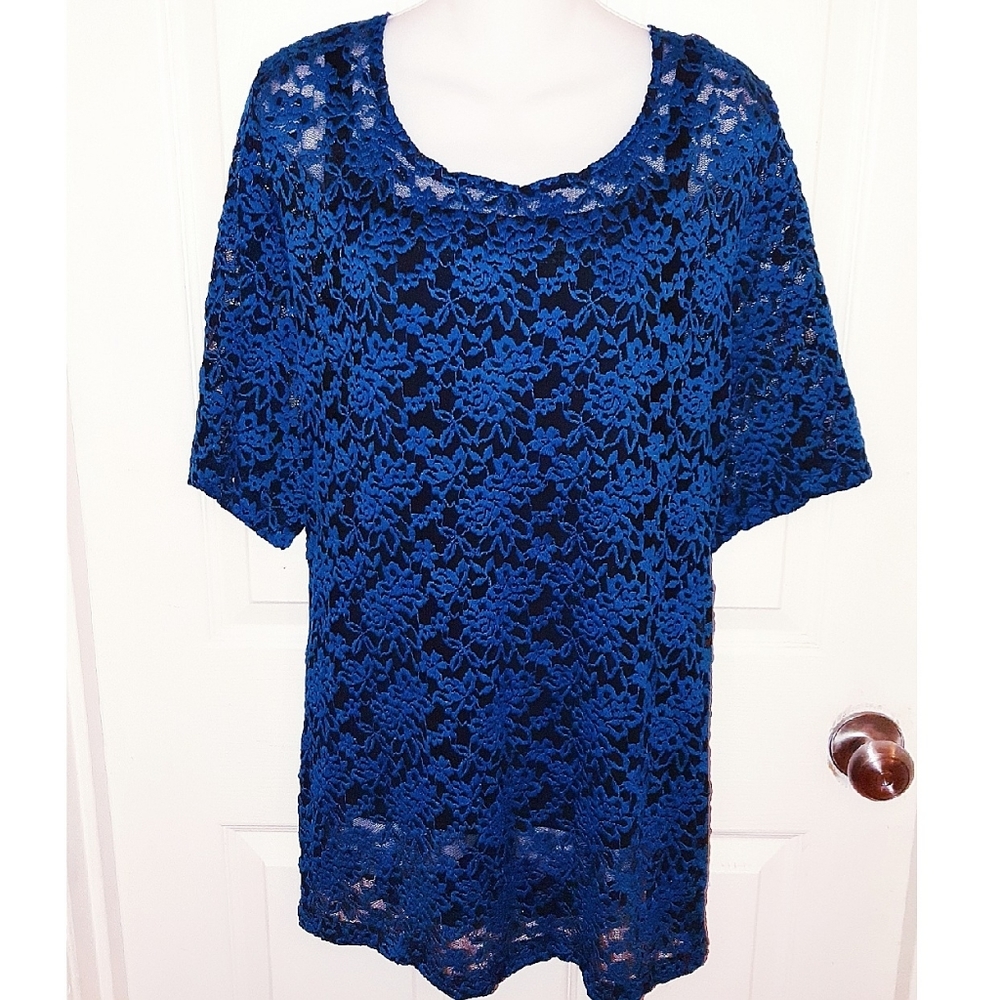Catherine's - Plus Size 2X Lace Blouse